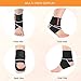 fitglam Open Heel Ankle Support/Ankle Brace for Pain Relief, Breathable Elastic Ankle Wrap for Preventing Sprains, One Size Fits All, Ideal for Basketball, Football, Running, Sports Enthusiast, Gray