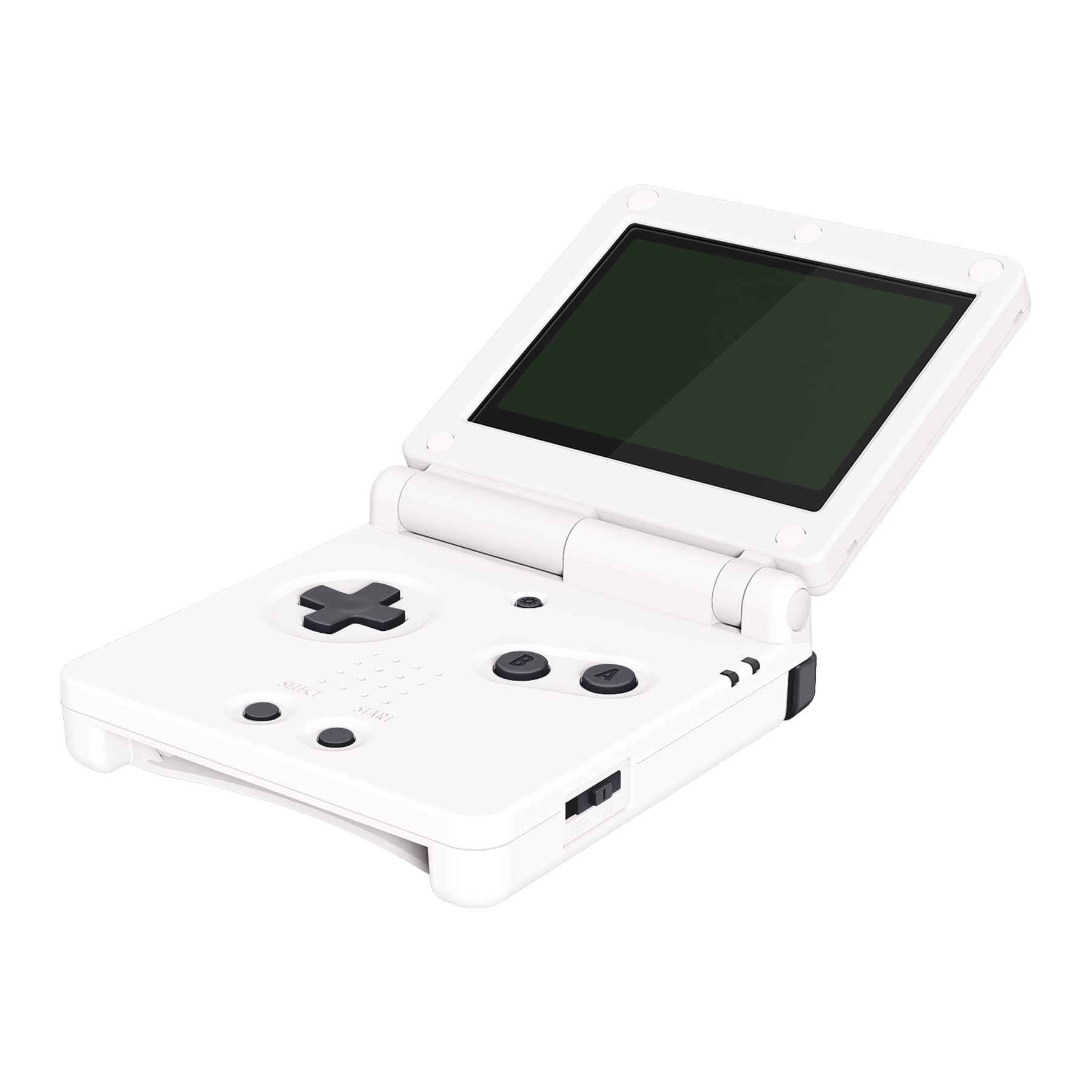 Photo 1 of eXtremeRate Dark Gray Custom Full Set Buttons for Gameboy Advance SP, Replacement A B L R Button Power On Off Volume Button D-pad Key for GBA SP Console - Console NOT Included