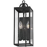 Troy Lighting Caiden - 2 Light Outdoor Wall Sconce in Elevated Industrial and Transitional Essentials Style-17 Inches Tall an