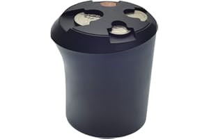 Nadex Coin Organizer Pro - Car Cup Coin Holder and Sorter - Vehicle Change Organizer Sorts Pennies, Nickels, Dimes and Quarters, Easy Push Coin Retrieval