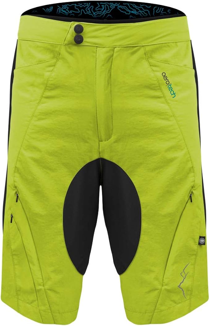 Amazon.com: Aero Tech Men's Elite MTB Shorts (Safety Yellow, X-Large): Clothing