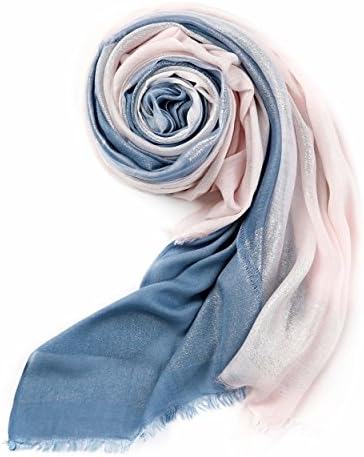 PenGreat Women's Modal Scarf Gradient Ramp Color Lightweight Wraps Shawls