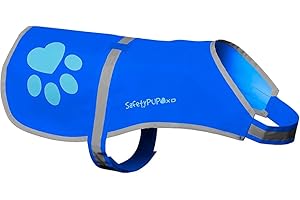 SafetyPUP XD Dog Reflective Vest, Sizes to Fit Dogs 14 lbs to 130 lbs Hi Vis, Safety Vest Keeps Dogs Visible On and Off Leash in Both Urban and Rural Environments