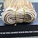 Sunny Weft Blonde Hair Extensions Real Human Hair Sew in Remy Hair Extensions Strawberry Blonde Highlights Bleach Blonde Hair Bundle Double Weft Extensions Blonde Highlights 100g 18inch