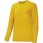 BASSDASH Men’s UPF 50+ Performance Long Sleeve T-Shirt UV Sun Protection Fishing Hiking Sports Shirts
