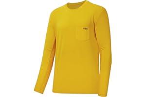 Bassdash Men’s UPF 50+ Performance Long Sleeve T-Shirt UV Sun Protection Fishing Hiking Sports Shirts