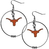 NCAA Hoop Earrings, 2-Inch