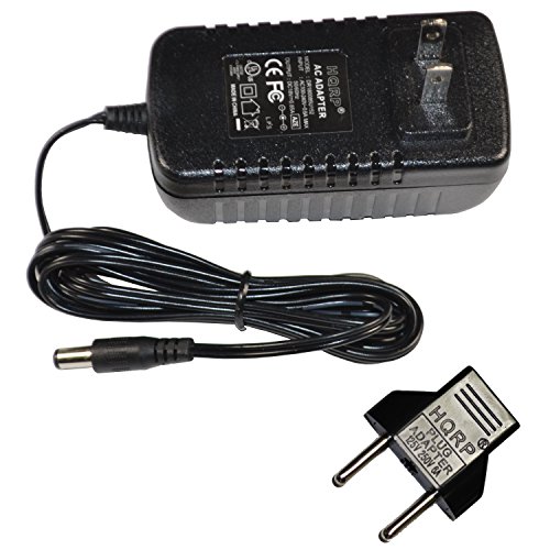 HQRP [UL Listed] 18V Battery Charger for Bissell 1610368, Bolt 1954 Series, 19542, 19543, Bolt 2133 Lithium Max Pet Cordless Vac Vacuum AC Adapter Power Supply SSC-180085US + Euro Plug Adapter