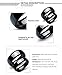 Fate Love His and Her Stainless Steel Pure Black Matching Set Real Love Couples Men Women Wedding Band (A Pair)