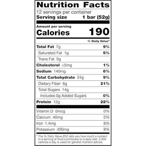 RXBAR PROTEIN BARS, 12G PROTEIN, GLUTEN FREE SNACKS, STRAWBERRY, 22OZ BOX (12 BARS)