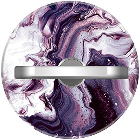 Cell Phone Holder, Finger Ring Stand Grip Customized Pop Mount Holder Anti-Drop for iPhone 7 Plus / 7 / 7S / 6 Plus / 6 /6 S, Samsung Galaxy and All Smartphones and Tablets - Purple Marble