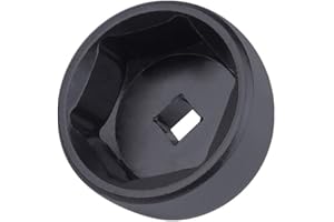 Ibetter 32mm 6-Point Socket, Low Profile Oil Filter Wrench，3/8" Drive Oil Filter Removal Tool For GM, Volkswagen, Pontiac Chevrolet, Saturn, Pontiac, Saab and All With 32mm Oil Filter Caps (Black)