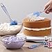 Wilton Easy-Flex Cake, Set of 6-Silicone Spatulas, 6-piece, Blue