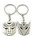 Metal Transformers Autobot & Decepticon Symbol Keychain [ONE PAIR]