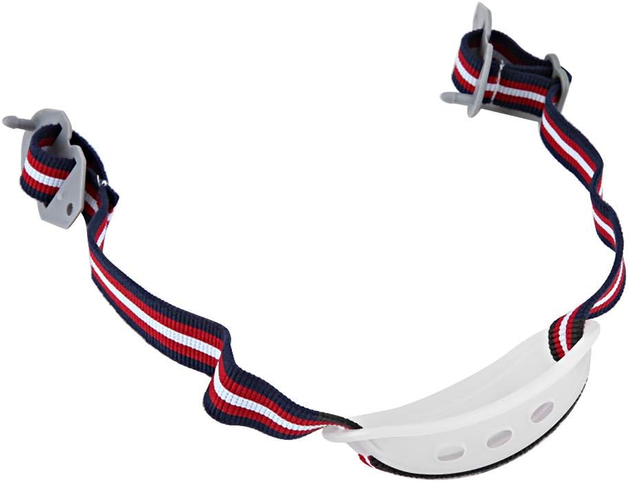 Demeras Hard Hat Safety Construction White Hard Hat Chin Strap Detachable Sling Safety Helmet Builders Hat for Helmet Lower Jawhuman - Image 3