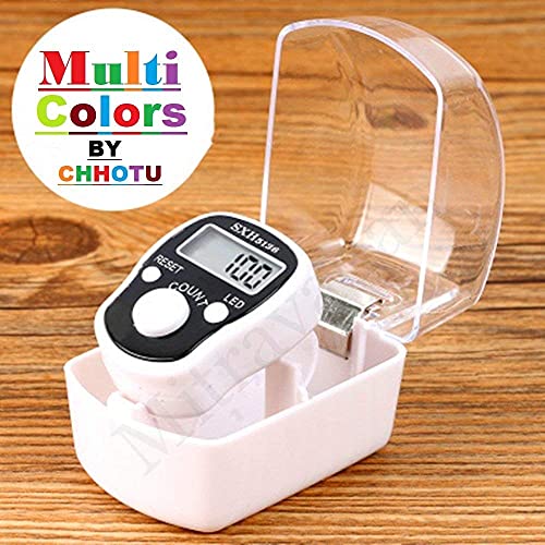SAKAR Sales SAKAR Sales Mantra Jap Digital Finger Counting Tally Machine, God Name, Visitors, All Vehicles (Multi Colors, with LED Display)