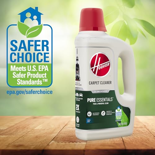 Hoover Pure Essentials Carpet Cleaner Solution, 50 oz., Fresh Rain Scent photo 11