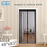 Magnetic Screen Door ,Full Frame Velcro,3 Sizes Avaliable to Fits Door Up To 46