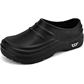 Non-Slip Kitchen Shoes for Men and Women-Oil Resistant Waterproof Chef Shoes with Rubber Anti-Skid Sole,Men's Comfortable Work Mules & Clogs for Restaurant, Nursing, and Industrial Use