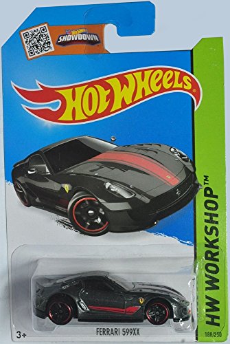 Hot Wheels 2015 HW Workshop Ferrari 599XX 188/250, Dark Gray