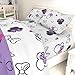 Jay Franco Disney Minnie Mouse Purple Love Twin Sheet Set - Super Soft and Cozy Kid’s Bedding - Fade Resistant Polyester Microfiber Sheets (Official Disney Product)