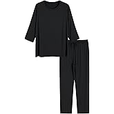 Latuza Women's 3/4 Sleeve Pajamas Sets Pants Cooling Pjs