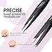 Lismile Tweezers & Nail Clippers Set w/ Leather Gift Case, Stainless Steel, Precision Slant & Point Tip Tweezers for Eyebrow/ Splinter, Fingernail & Toenail Clippers for in Growth and Thick Nails