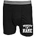 Custom Property of Gifts for Him: Hanes Black Boxer Brief Underwear