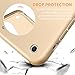DTTO Mini Case for iPad Mini 3/2/1, (Not Compatible with Mini 5th Generation) Ultra Slim Lightweight Smart Case Trifold Cover Stand with Flexible Soft TPU Back [Auto Sleep/Wake],Gold