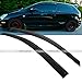 Remix Custom Door Window Visors Deflector Sun Rain Shade Guard for 02 03 04 05 Honda Civic Si 3DR Hatchback EP3