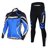 Leobaiky Mens Cycling Clothing Set 0utdoor Sport Bicycle Bike Suit Jerseys Pants