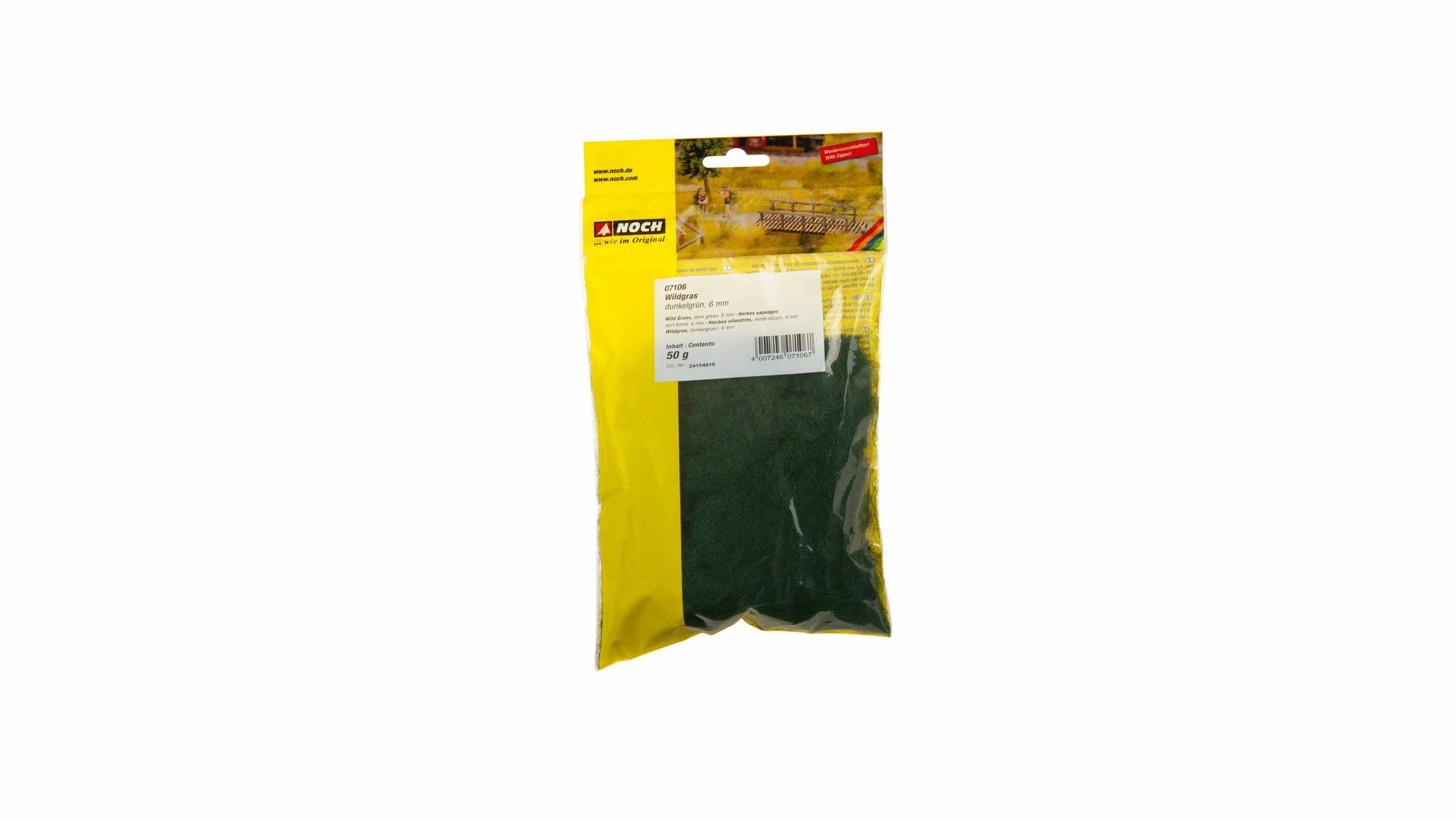 Noch 07106 6 mm Wild Grass Dark Green Landscape Modelling