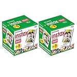 Fujifilm Instax Mini Instant Film, 10 Sheets of 5 Pack × 2 (100 Sheets)
