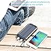 Solar Charger 15000mAh Portable Power Bank with 2.4A Outputs Weatherproof for iPhone, ipad, Samsung, Smart Phones and Outdoor Camping