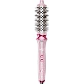 Wavytalk Thermal Brush, Wavytalk Heatwave Pro 1.5" Ionic Thermal Brush with Bilateral Ionic Outlet for Less Damage, One-Step Shiny Blowout Look, Pink