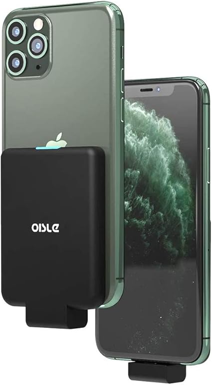 Amazon Oisle モバイルバッテリー 超薄型 超軽量 小型 Iphone 4500mah 大容量 Pse認証済 ポータブル モバイル充電 バッテリー ミニパワーバンク 超コンパクト 急速充電 ライトニング 端子内蔵 Iphone 6 6s 7 8 8 Plus X Xr Xs Max 11 Pro Max 11 Pro 11 兼用 黒