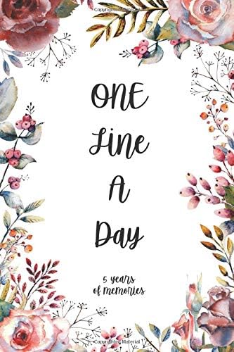One Line A Day: 5 Years Of Memories, Mom's One Line A Day Five Year Memory Book, 6x9 Inches (One Line A Day Journal)