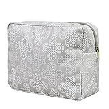 Natrulax Large Travel Cosmetic Pouch - Women’s Portable Bag - Water Resistant - Organizer Purse For Women’s Accessories, Toiletries, Makeup & Jewelry, Essential Traveling Accessory