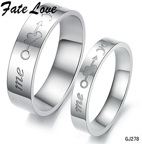 GemMart Jewelry Fashion jewelry titanium steel finger Ring for lover couples gj278 akatsuki