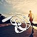 TWAYRDIO Radiation Free Bluetooth Headphone in-Ear Earbuds Air Tube Acoustic Wireless Sport Earphones Binaural Stereo with MIC for Gym Drivng Running