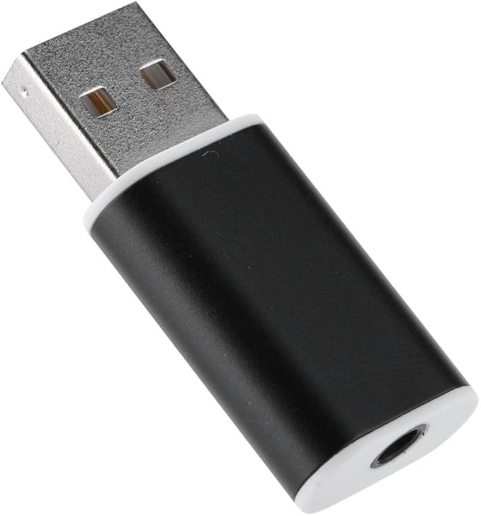 USB Mic Adapter,RicherR Sound Card External USB 2.0 to Amazon.co.uk