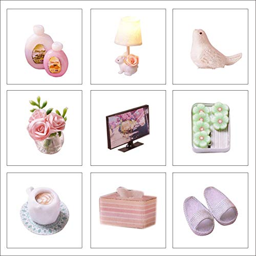 4 CUTEBEE+Dollhouse+Miniature+Furniture+Movement