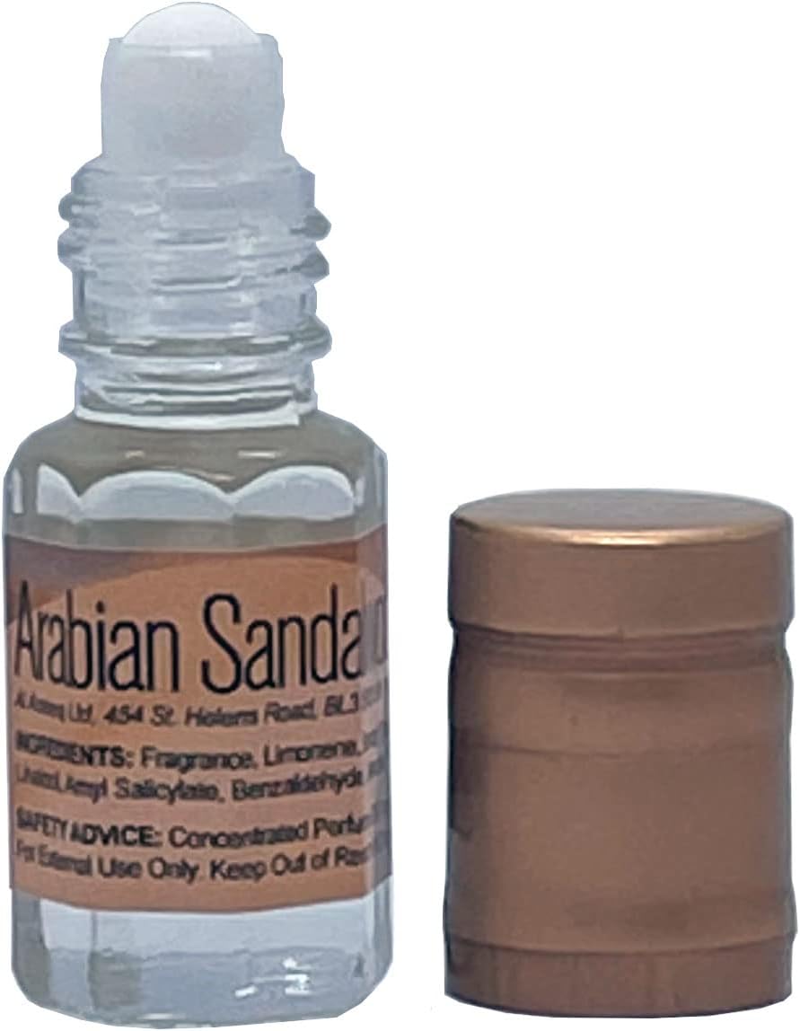Al Aneeq Arabian Sandalwood Perfume Oil 3ml Roll On for Men Women