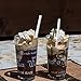 White Paper Straws,300 Pack 100% Biodegradable,7 3/4 inches Top Quality Drinking Straws (White)
