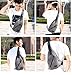 liujingjing Anti Theft Sling Backpack Shoulder Chest Crossbody Bag Lightweight for Men Women Casual Hiking Outdoor Sports Travel Canvas Bag Grey