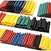 SOLOOP 328pcs 2:1 Heat Shrink Tubing,Wire Cable Wrap Electrical Insulation Tube Electric Insulation Tube - for Automotive, Household, Audio, Video Applications (8 Sizes / 5 Colors)