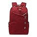 KINGSLONG 15.6 inch Laptop Backpack for Women, Stylish Buttons Decor Daypack Fit 17 inch Notebook, Water Resistant Computer Notebook Bag with USB Charging Port for Travel College Work Gifts
