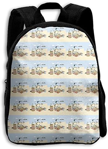 Boys Girls Summer Peanut Butter Bread Cartoon Popular Printing Toddler Pre School Backpack Bags Lightweight