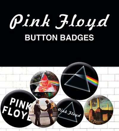 Gb Eye Pink Floyd Album And Logos Badge Pack