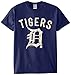 MLB Detroit Tigers Men's 58W Tee, Navy, Medium